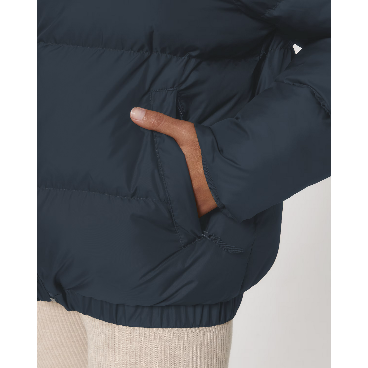 WMNS PUFFER JACKET NAVY BLUE