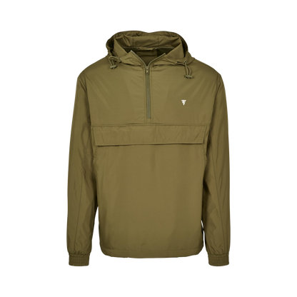 PULLOVER JACKET OLIVE PALE