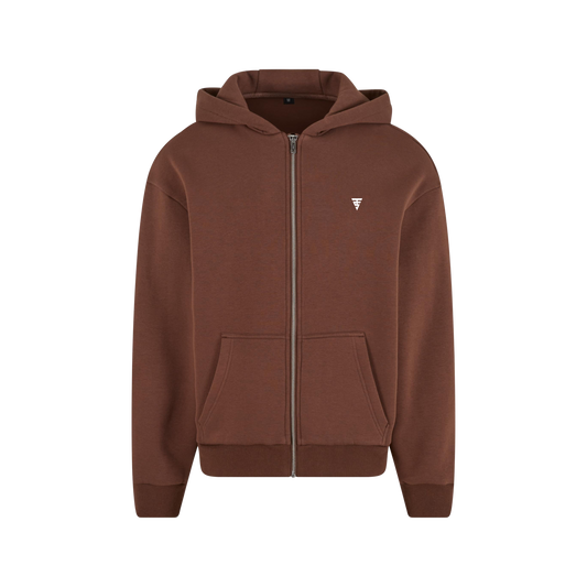 ZIPPER CHOCOLATE BROWN
