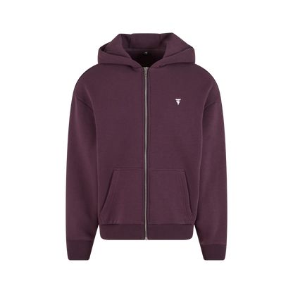 ZIPPER PLUMPURPLE