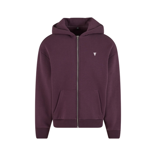 ZIPPER PLUMPURPLE